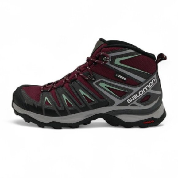 Salomon Women's Size 8.5 X Ultra Pioneer Mid Clima Waterproof Hiking Boots - Picture 5 of 16